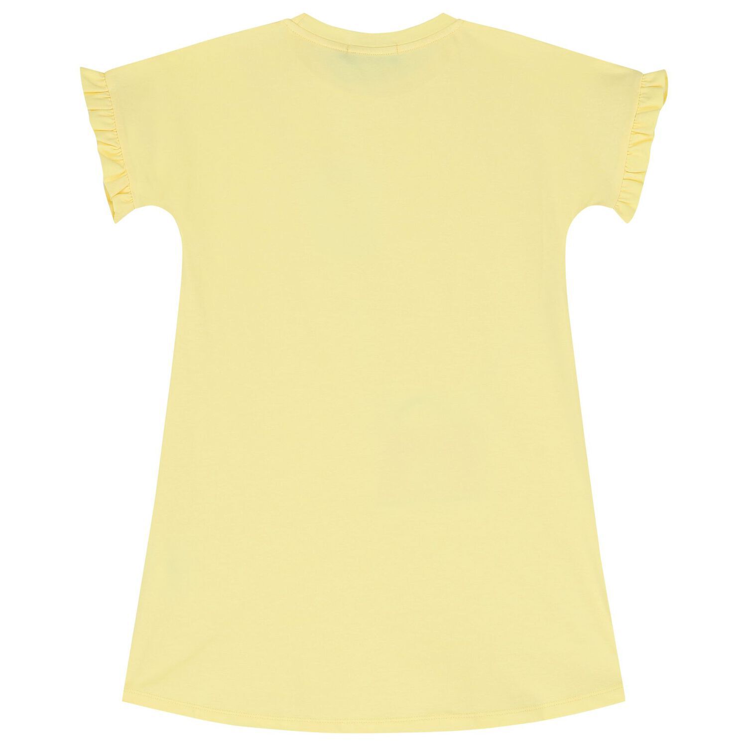 Girls Yellow Logo Bag Dress, 1, hi-res