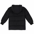 Boys Black Padded Jacket, 1, hi-res
