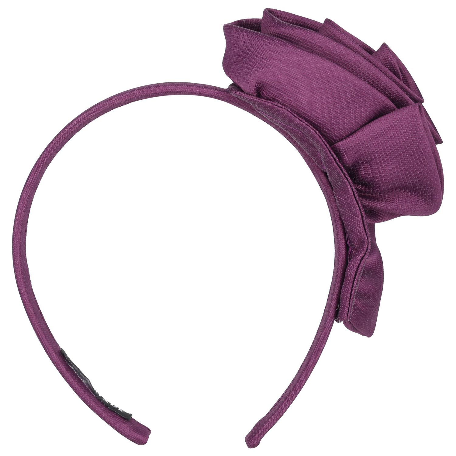 Girls Purple Rose Headband, 1, hi-res image number null