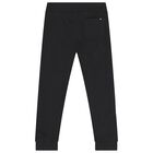 Boys Black Logo Joggers, 1, hi-res