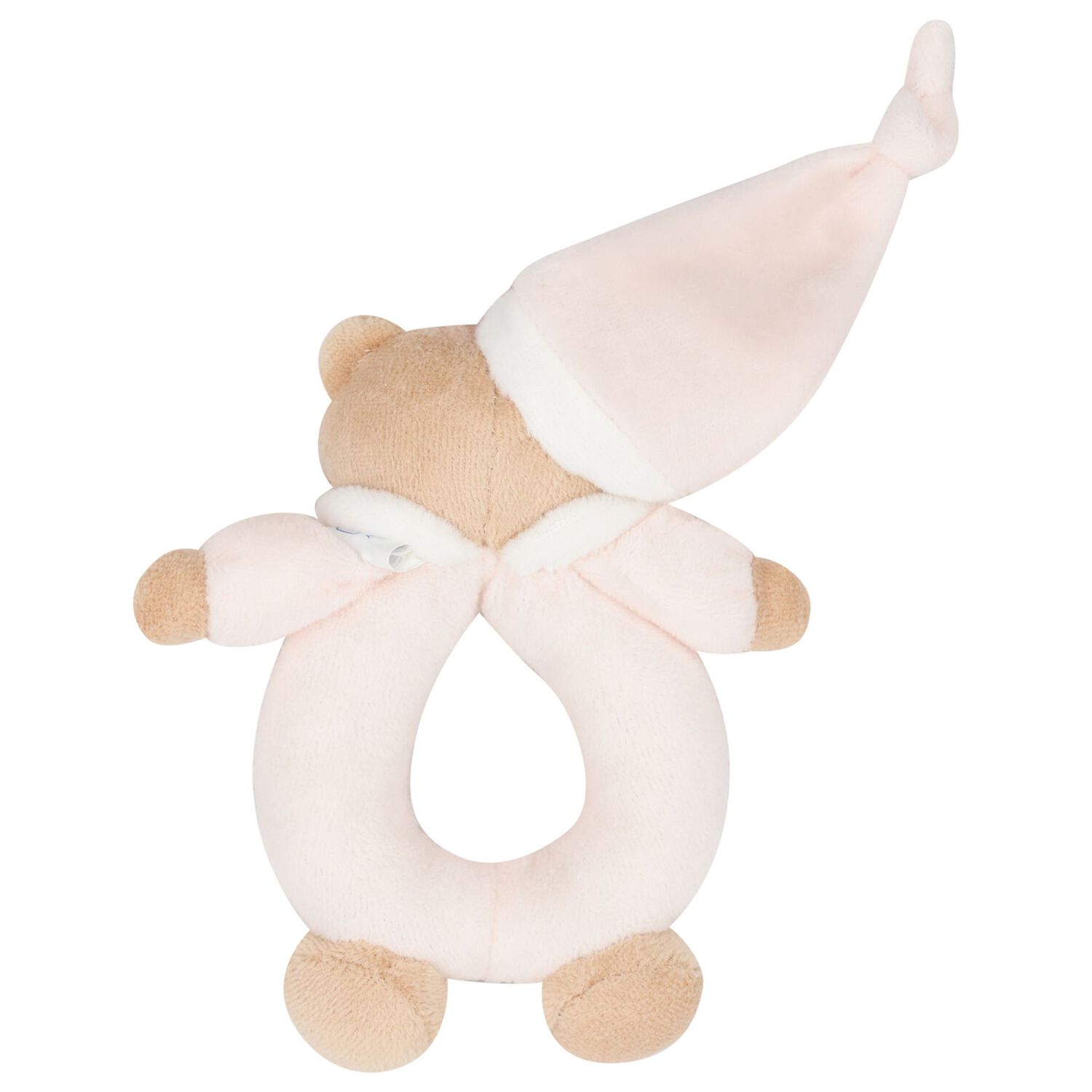 Baby Girls Pink Bear Rattle Toy ( 15cm ), 2, hi-res