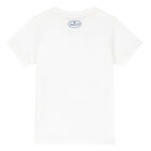 Boys White Logo T-Shirt, 1, hi-res