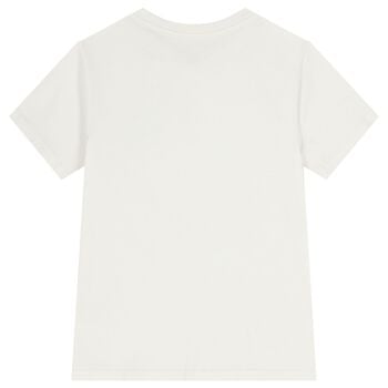 Boys White Logo T-Shirt
