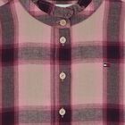 Girls Pink Checked Dress, 1, hi-res
