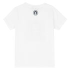 Girls White Logo T-Shirt, 1, hi-res