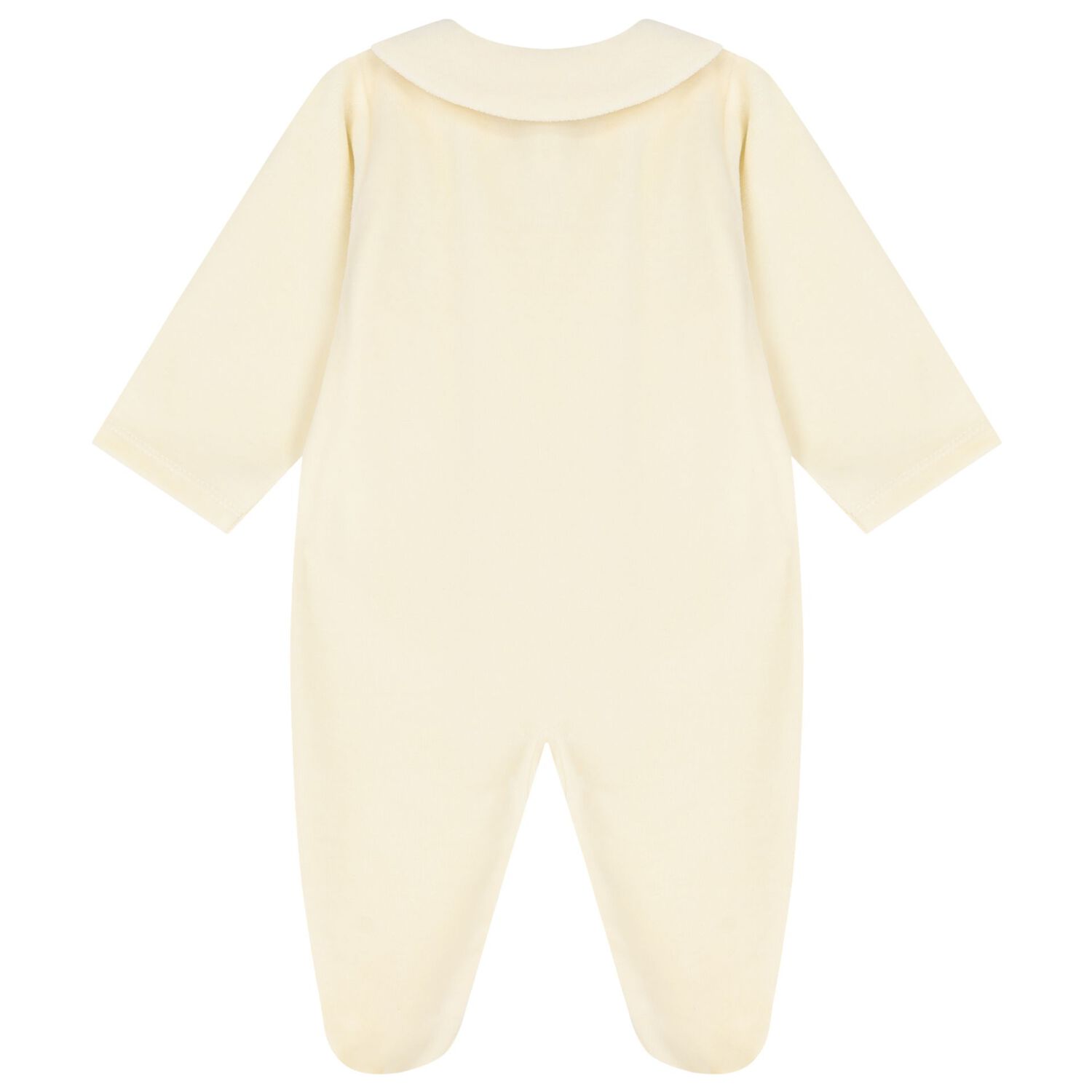 Baby Girls Ivory Logo Babygrow, 1, hi-res