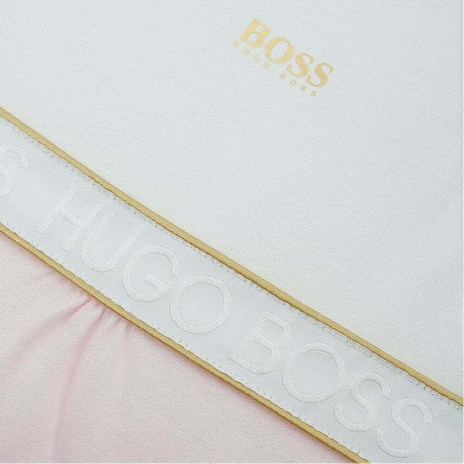 "Baby Girls White, Pink & Gold Sleeping Bag", 1, hi-res