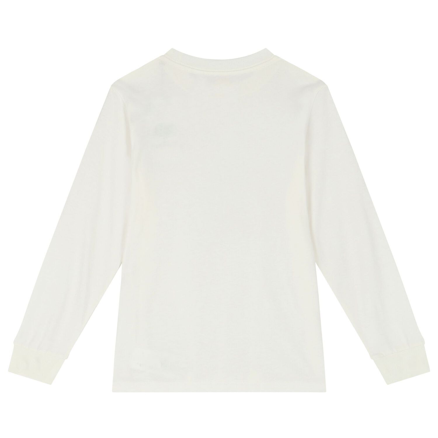 Boys Ivory Logo Long Sleeve Top, 2, hi-res
