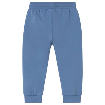 Younger Boys Blue Jersey Joggers