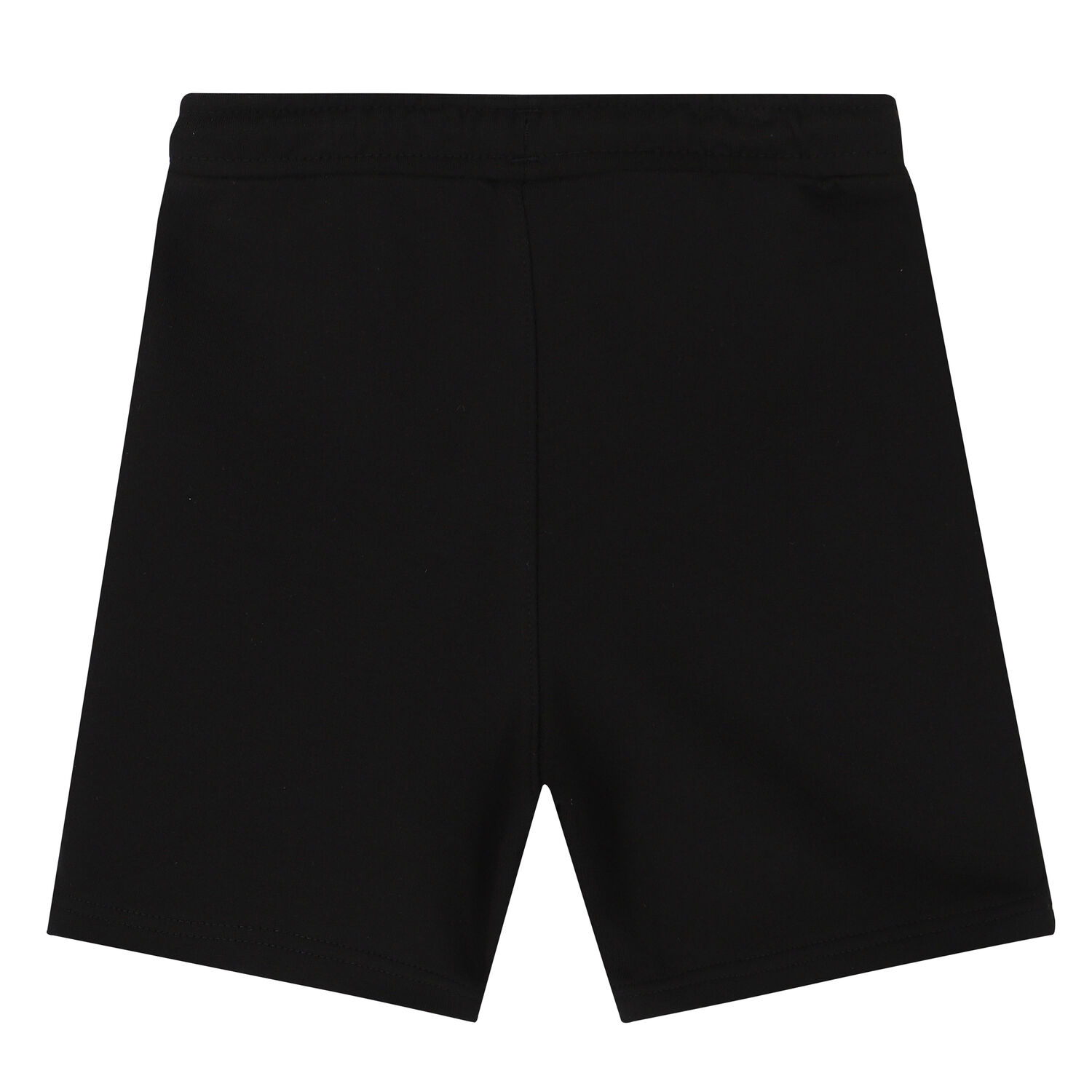 Boys Black Logo Shorts, 1, hi-res
