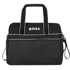 Black Logo Baby Changing Bag, 1, hi-res