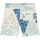 Boys Multi-Colored Logo Shorts, 3, hi-res