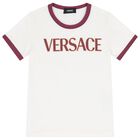 Ivory & Burgundy Logo T-Shirt, 2, hi-res