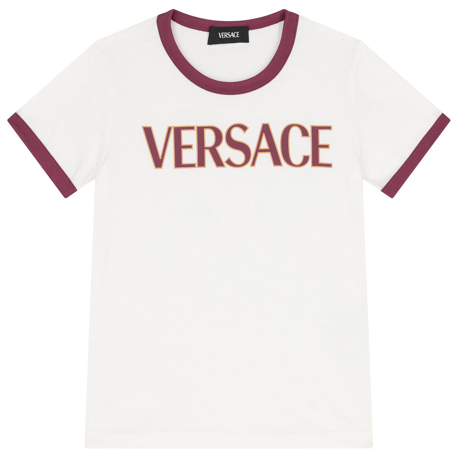 Ivory & Burgundy Logo T-Shirt, 2, hi-res