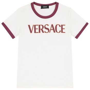 Ivory & Burgundy Logo T-Shirt