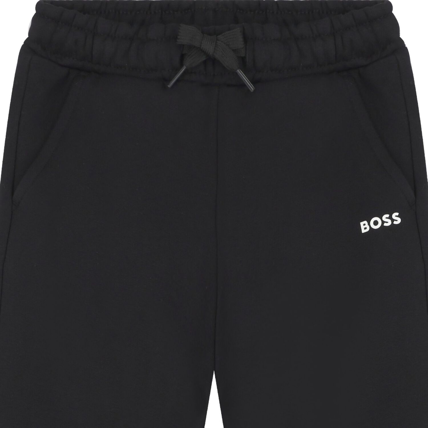 Boys Black Logo Joggers, 4, hi-res