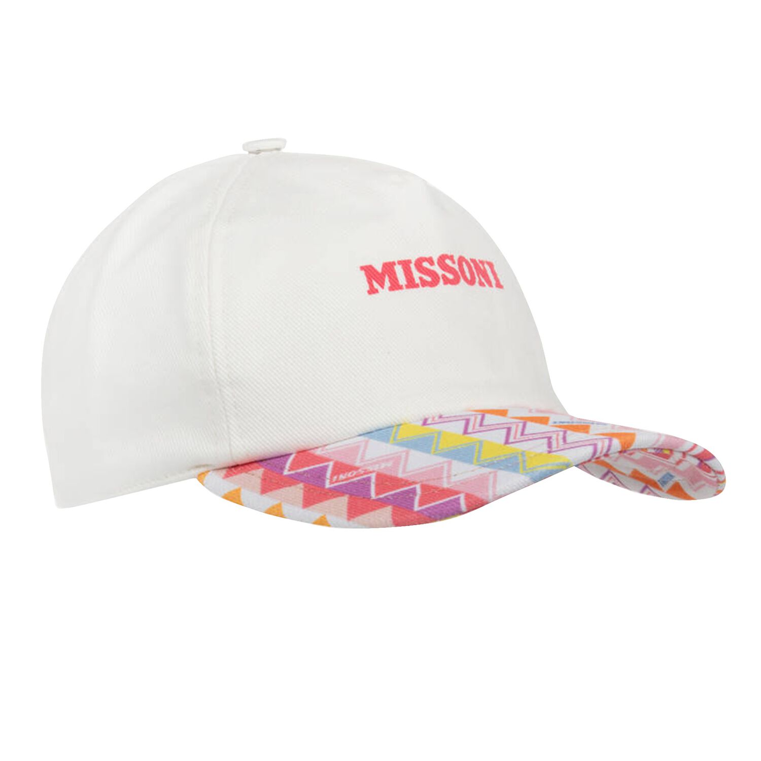 Girls Ivory Logo Zip Zag Cap, 1, hi-res