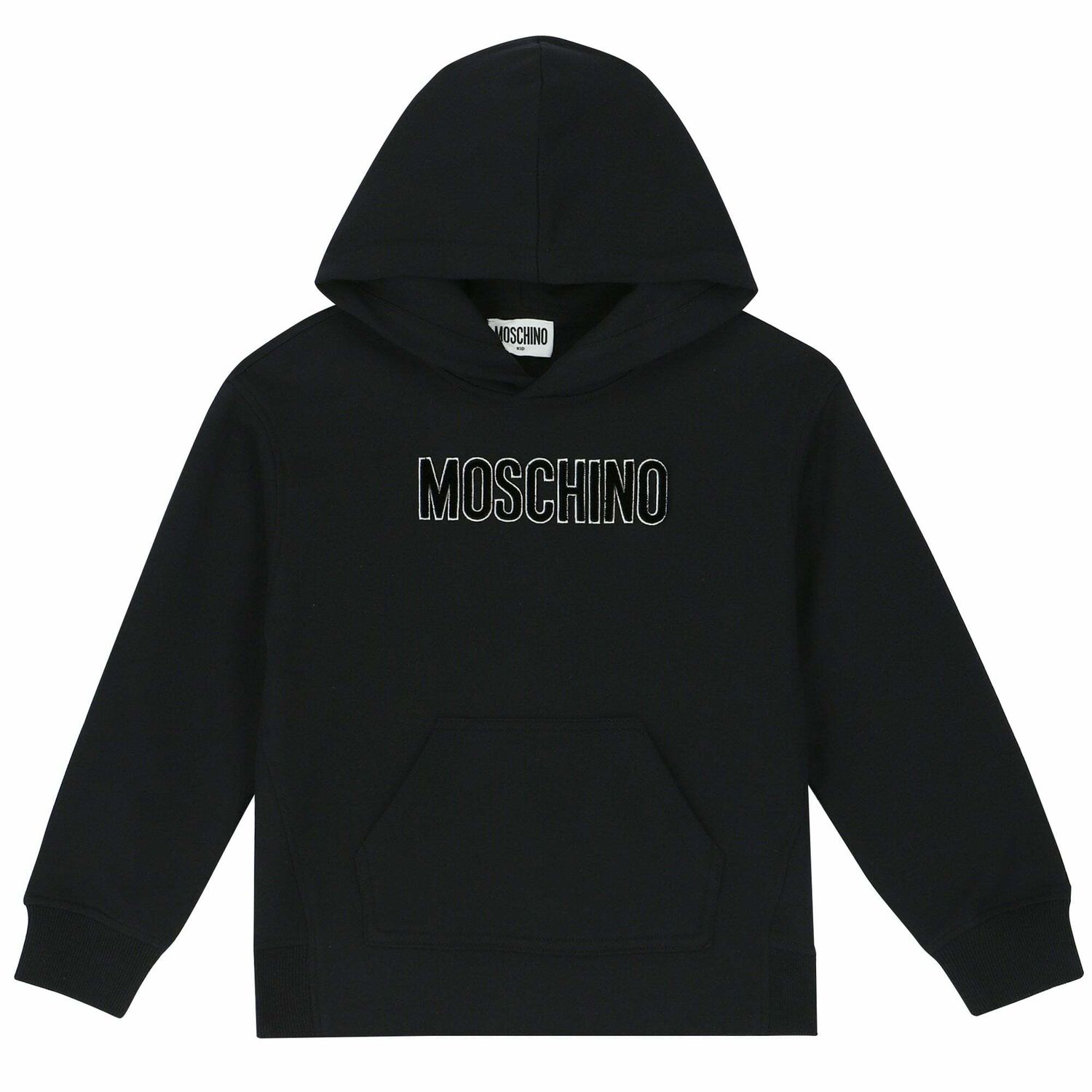 Boys Black Logo Tracksuit, 1, hi-res