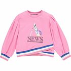 Girls Pink Logo Tracksuit, 1, hi-res