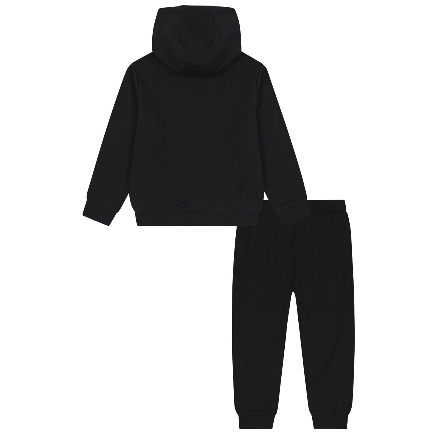 Boys Black Logo Tracksuit, 2, hi-res