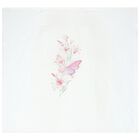 Baby Girls White & Pink Muslin Swaddles (3-Pack), 6, hi-res