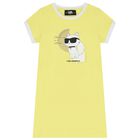 Girls Yellow Choupette Dress, 2, hi-res