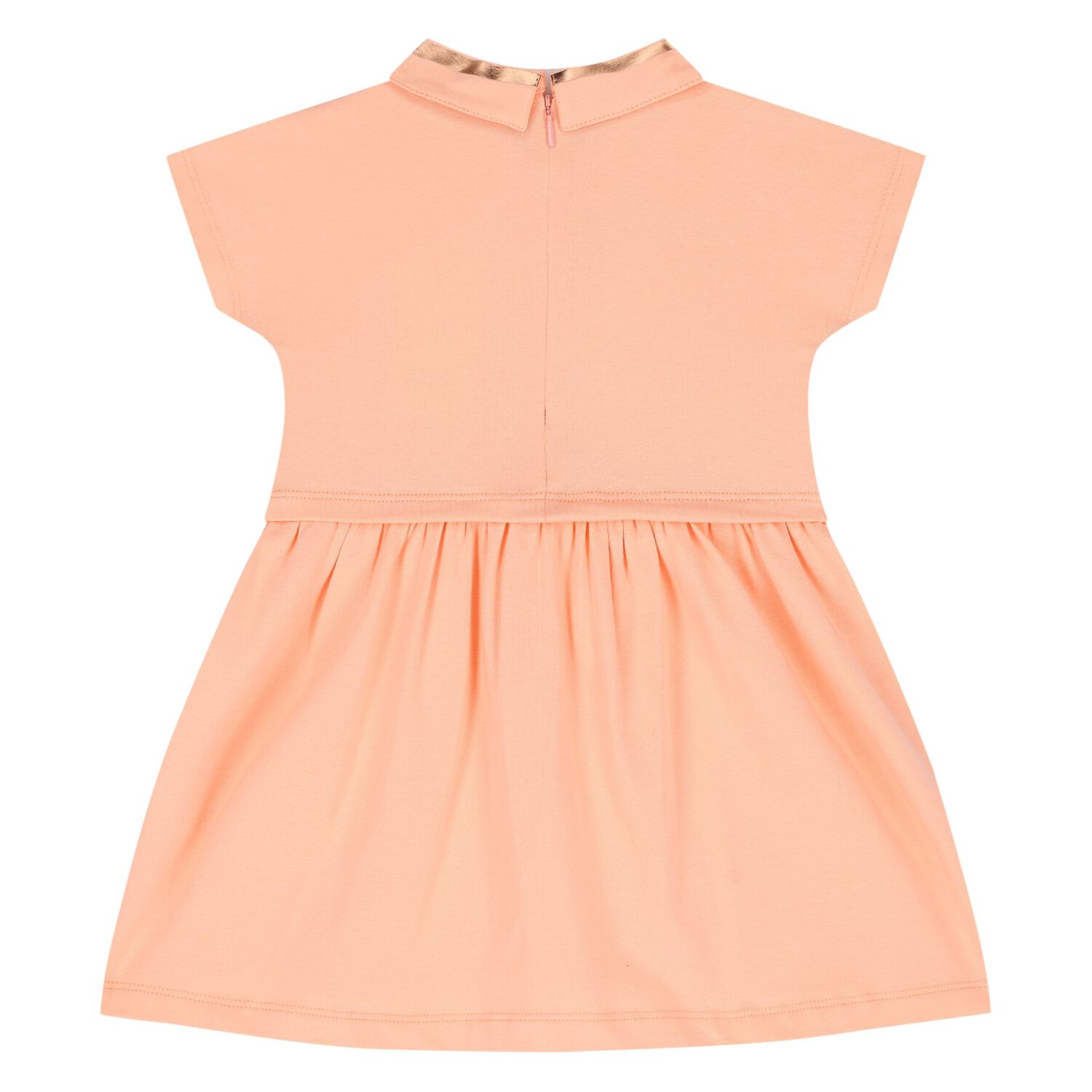 Younger Girls Pink Logo Dress, 2, hi-res