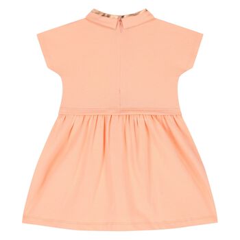 Younger Girls Pink Logo Dress