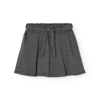 Boboli Girls Black & White Jacquard Skirt, 1 Girls Black & White Jacquard Skirt