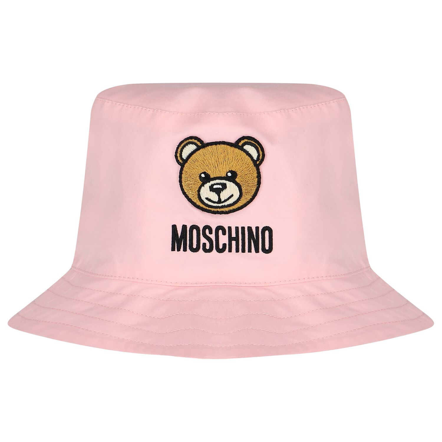 Baby Girls Pink Teddy Bear Logo Hat, 4, hi-res image number null