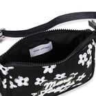 Girls Black Flower Logo Handbag, 1, hi-res