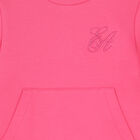Younger Girls Pink Logo Dress, 1, hi-res