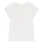 Baby Girls Ivory Polo Bear T-Shirt, 1, hi-res