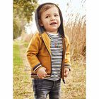 Younger Boys Ivory & Black Long Sleeve Top ( 2-Pack ), 1, hi-res