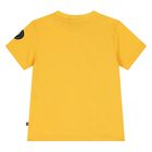 Younger Boys Yellow & White Logo T-Shirt, 1, hi-res