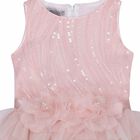Girls Pink Embellished Dress, 1, hi-res