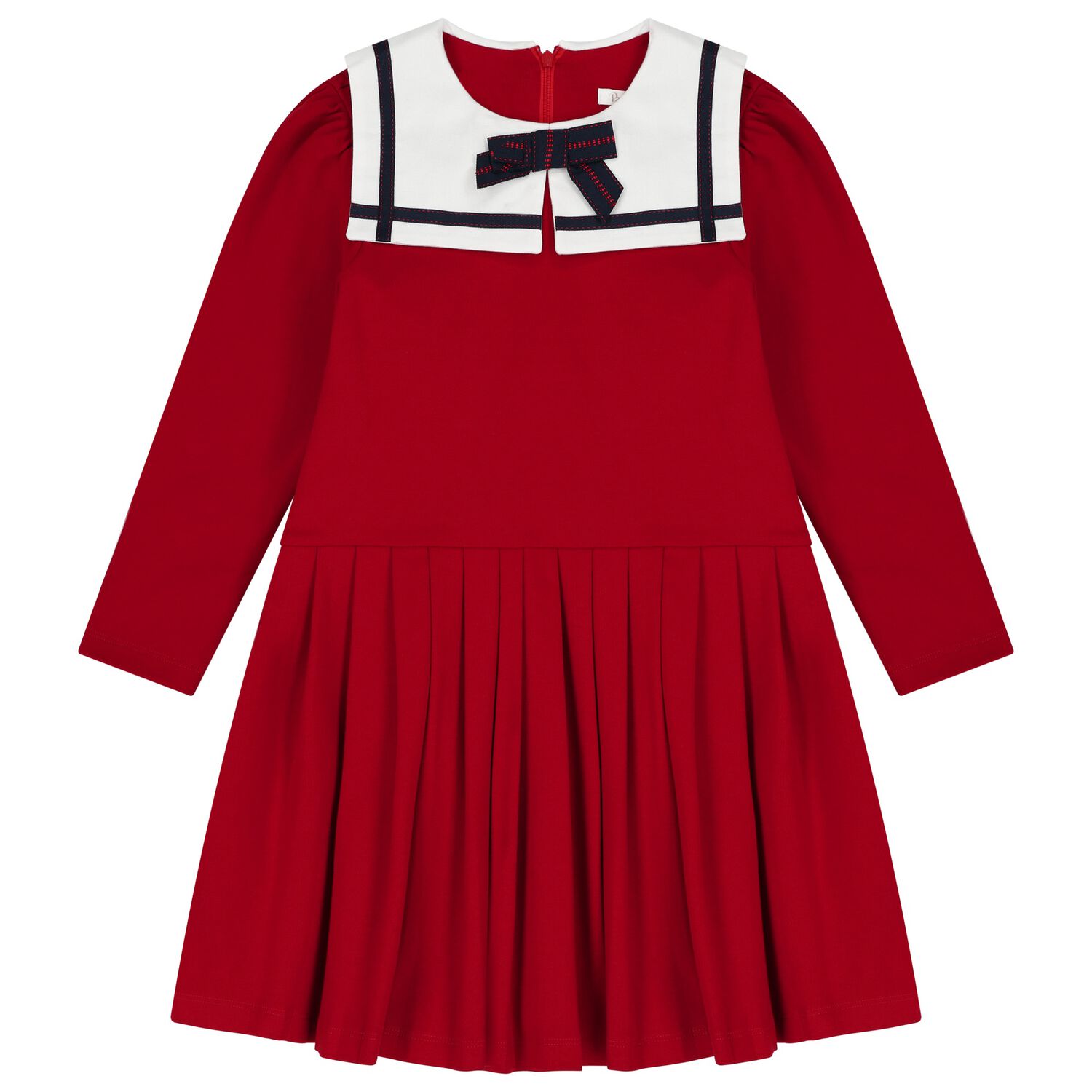 Girls Red Bow Dress, 2, hi-res image number null