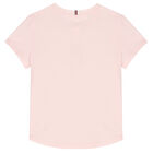 Girls Pink Logo T-Shirt, 2, hi-res