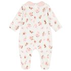 Baby Girls Ivory & Pink Babygrows ( 2-Pack ), 1, hi-res