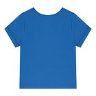 Girls Blue Logo T-Shirt, 1, hi-res