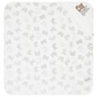 White Teddy Bear & Rabbit Hooded Towel, 1, hi-res