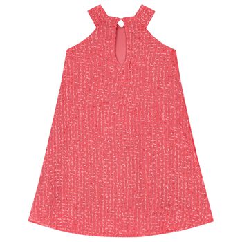 Girls Pink Flower Dress