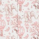 Baby Girls White & Pink Africa Romper & Headband Set  , 1, hi-res