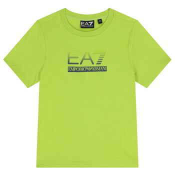 Boys Green Logo T-Shirt