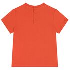 Baby Boys Navy Blue, Ivory & Orange T-Shirts (3 Pack), 1, hi-res