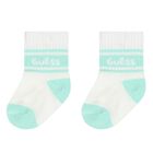 Baby Girls Beige & Green Logo Bodysuit Gift Set, 1, hi-res