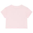 Girls Pink Logo T-Shirt, 2, hi-res