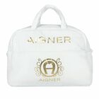 White & Gold Baby Changing Bag, 1, hi-res