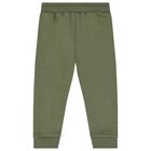 Younger Boys Green & White 3 Piece Tracksuit, 1, hi-res