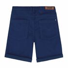 Boys Navy Blue Shorts, 1, hi-res